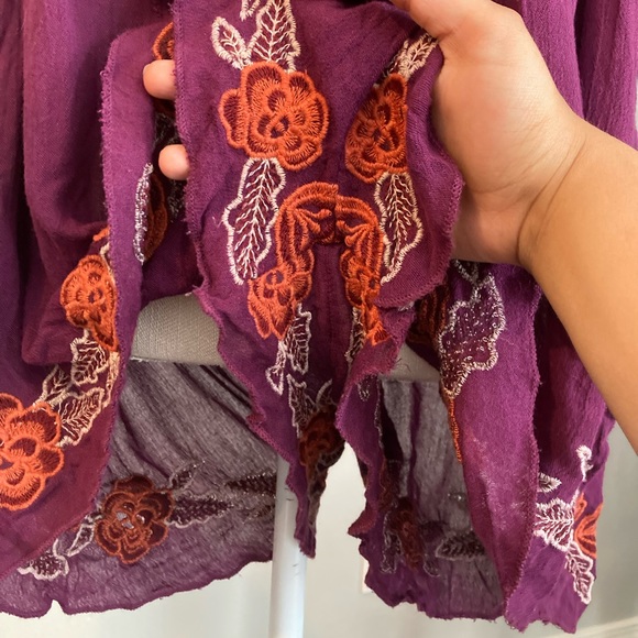 Free People Floral Embroidered Romper - Picture 3 of 6